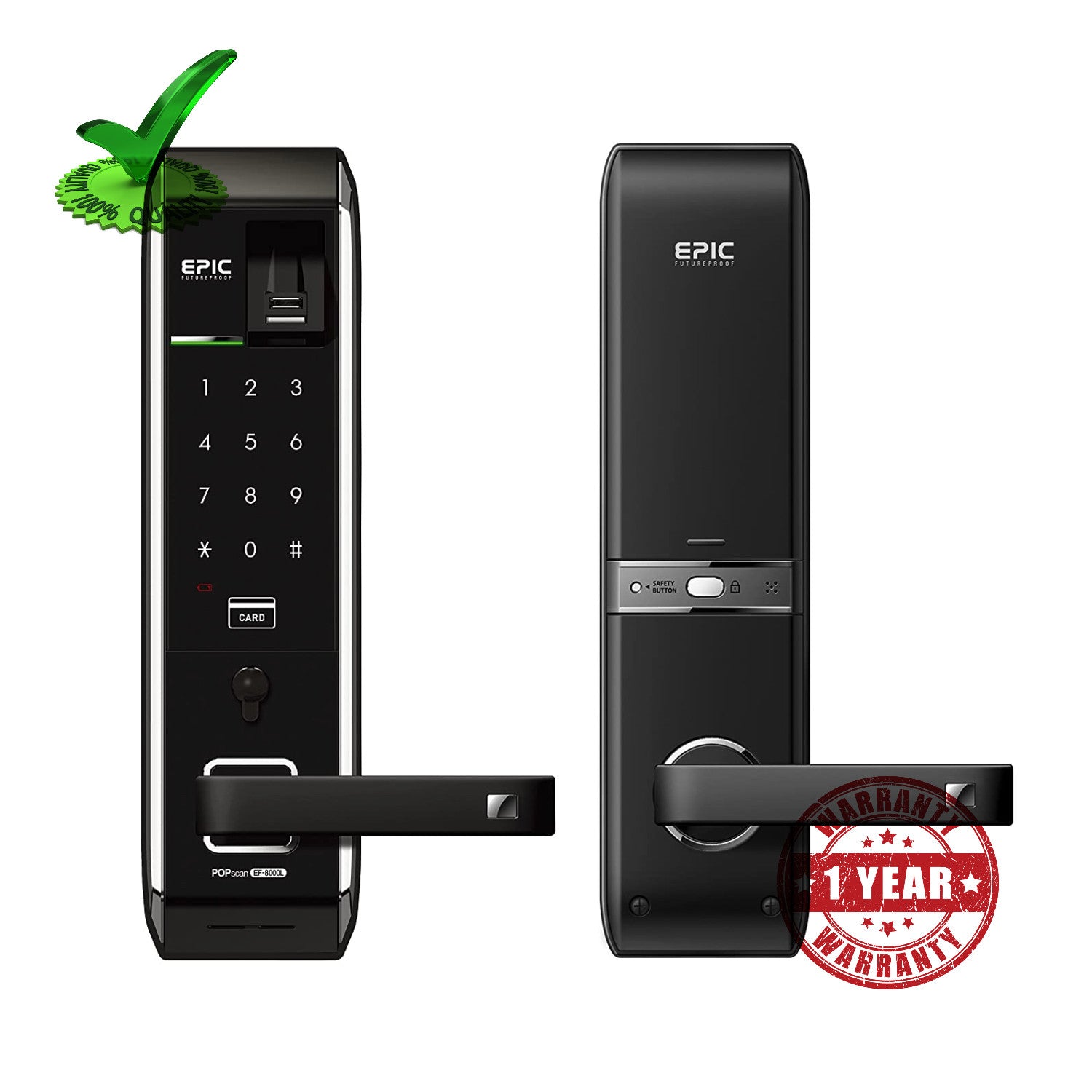 Epic EF 8000LR Digital Finger Print Door Lock Epic EF 8000LR Digital Finger Print Door Lock